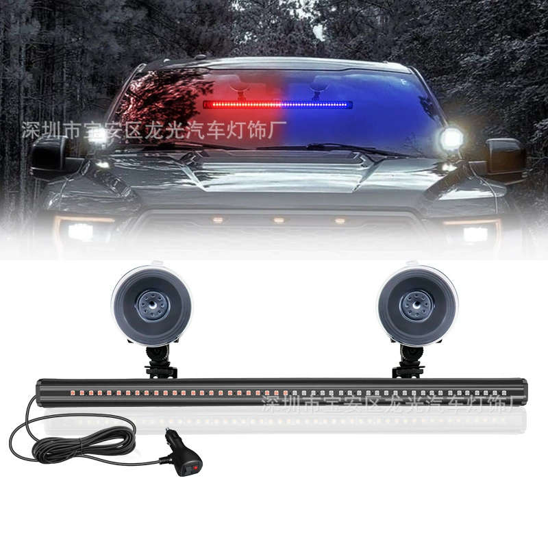 Передняя и задняя ветровые модификации автомобиля светодиодный фонарь-рейнджер 48LED12-24V Многофункциональный предупреждающий свет на крыше