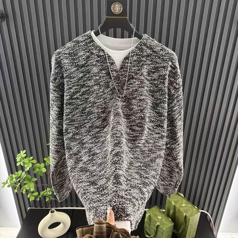 秋季新品400克美式潮牌假两件男士卫衣潮流复古轻奢高级感卫衣男|undefined