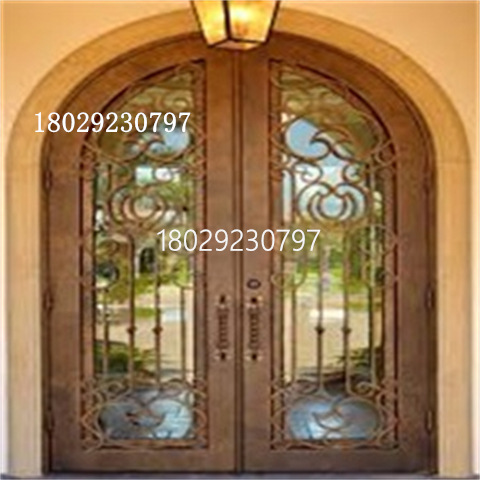 Iron courtyard door Villa Chinese style door double door metal stainless steel outdoor country yard door Iron courtyard door Villa Chinese style door double door metal stainless steel outdoor country yard door