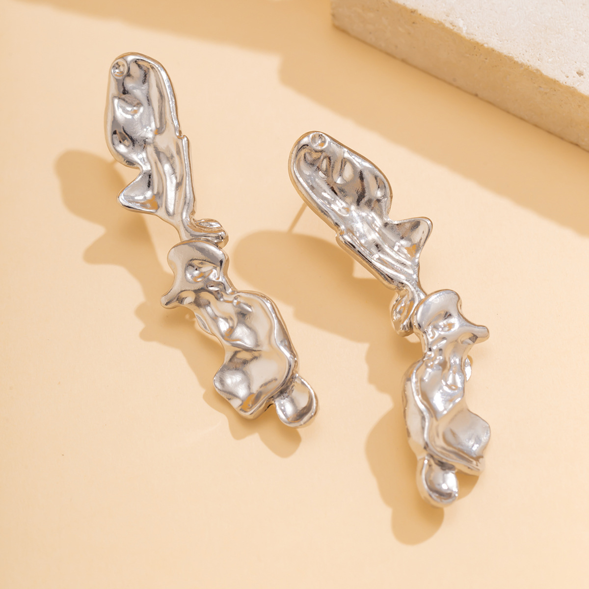 Elegant Glam Geometric Alloy Plating Women's Bracelets Earrings Necklace display picture 4