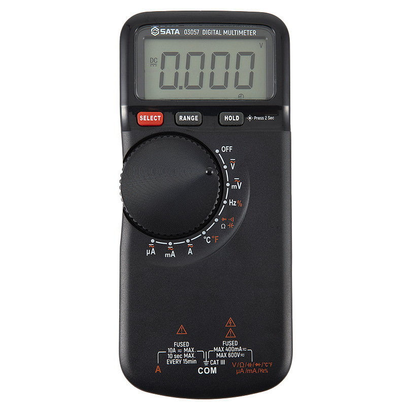 世达薄型数字万用表/带温度测量薄型数字万用表03055 03057