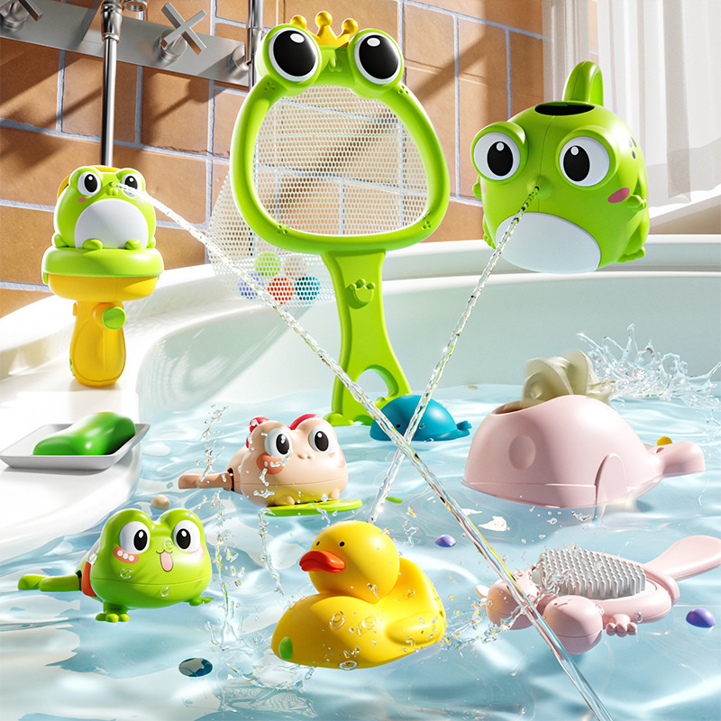 Amazonas pesca de agua red de pesca juguetes para niños Temu captura dibujos animados adorables set de pesca de red rociador