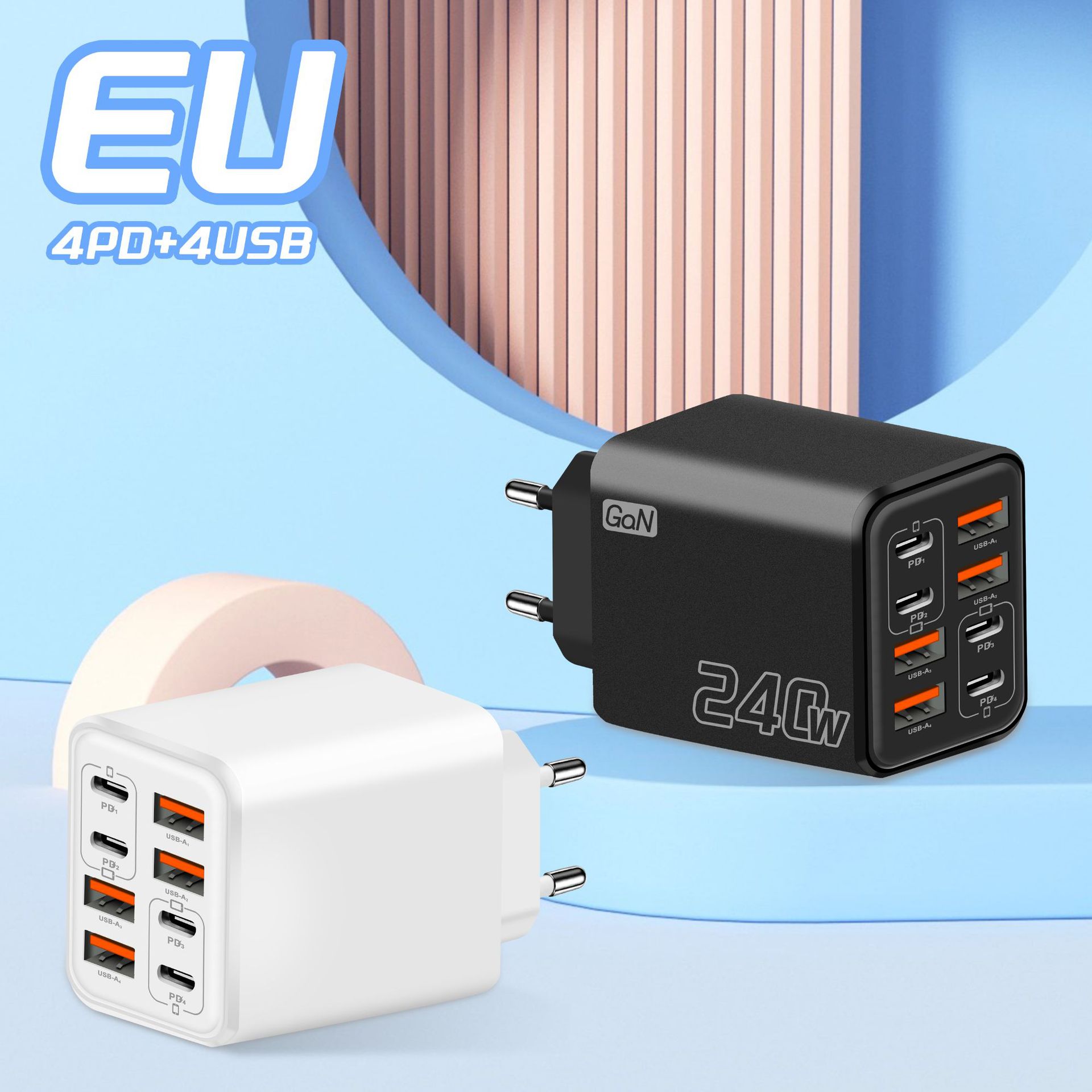 Multi-port Usb Wall Charger With Fast Charging Pd Technology_voghion.com