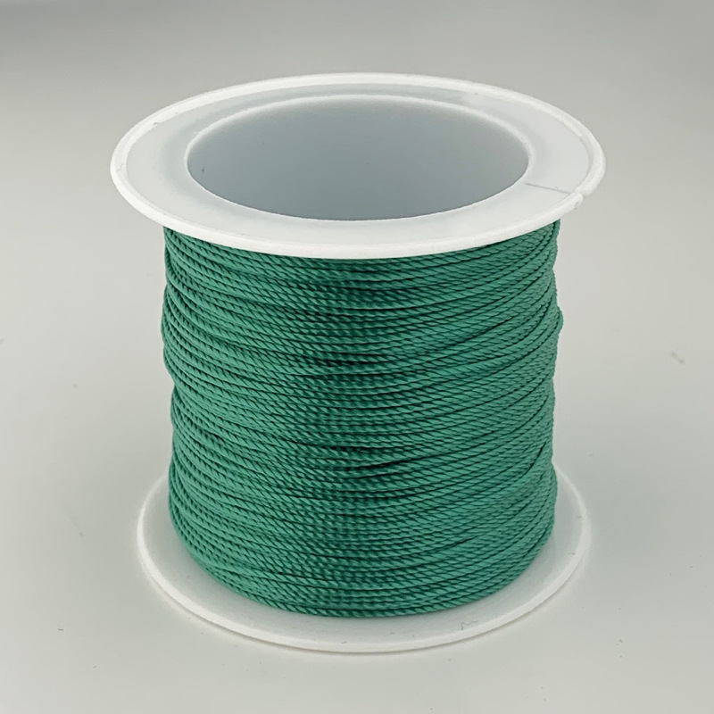 12 hilos de alambre trenzado hilo rojo hilo de color Morandi cuerda trenzada collar cuerda cuerda trenzada a mano material de bricolaje