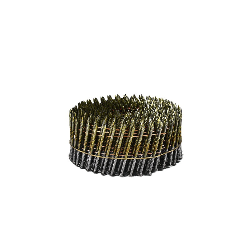 Fabricante de clavos en espiral grandes para palets de madera, clavos en espiral roscados, clavos en espiral de múltiples especificaciones para palets, clavos en espiral para cajas de madera para embalaje de muebles