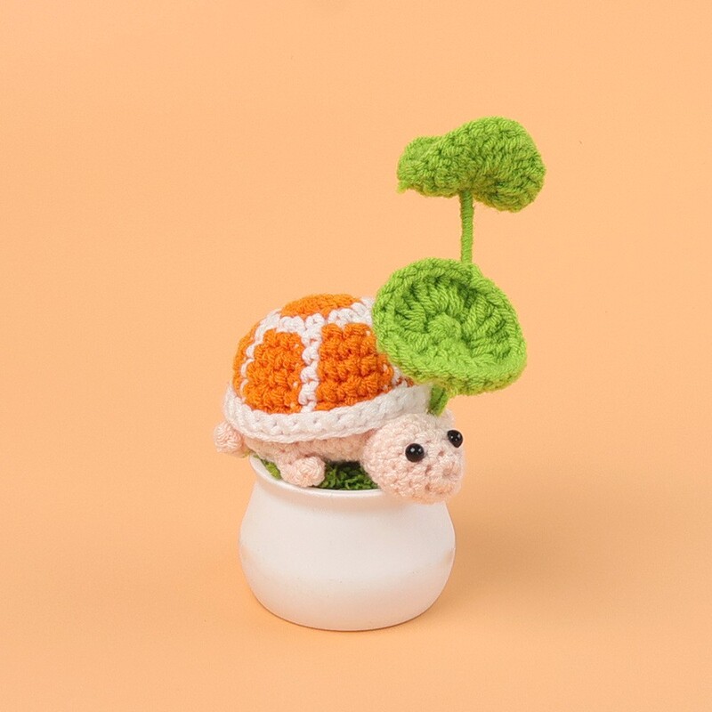 完成したウールひまわり鉢植えスズラン造花チューリップデスクトップ装飾品バレンタインデー教師クラスメートギフト|undefined