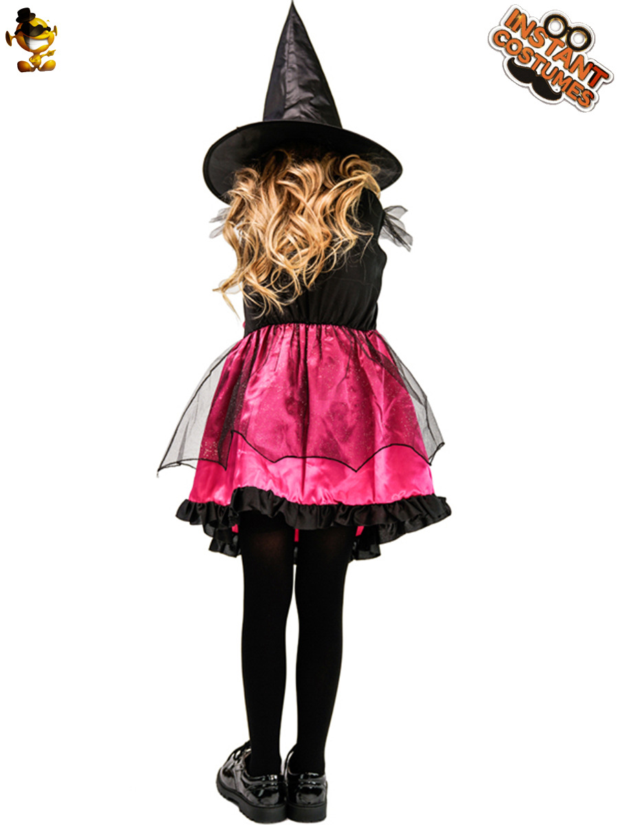 Halloween traje de Europa y América del rendimiento de los niños traje de disfraces Cosplay bruja traje mágico