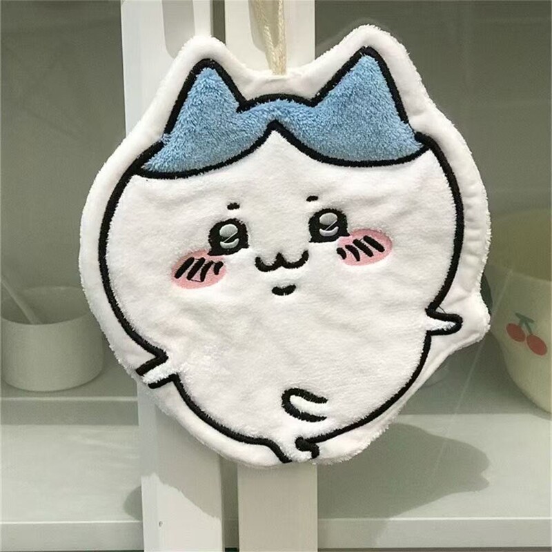 アニメの新しい台所でタオルを拭くのがかわいい浴室の家庭用吸水タオルを厚くして、毛を落とさない雑巾代発|undefined