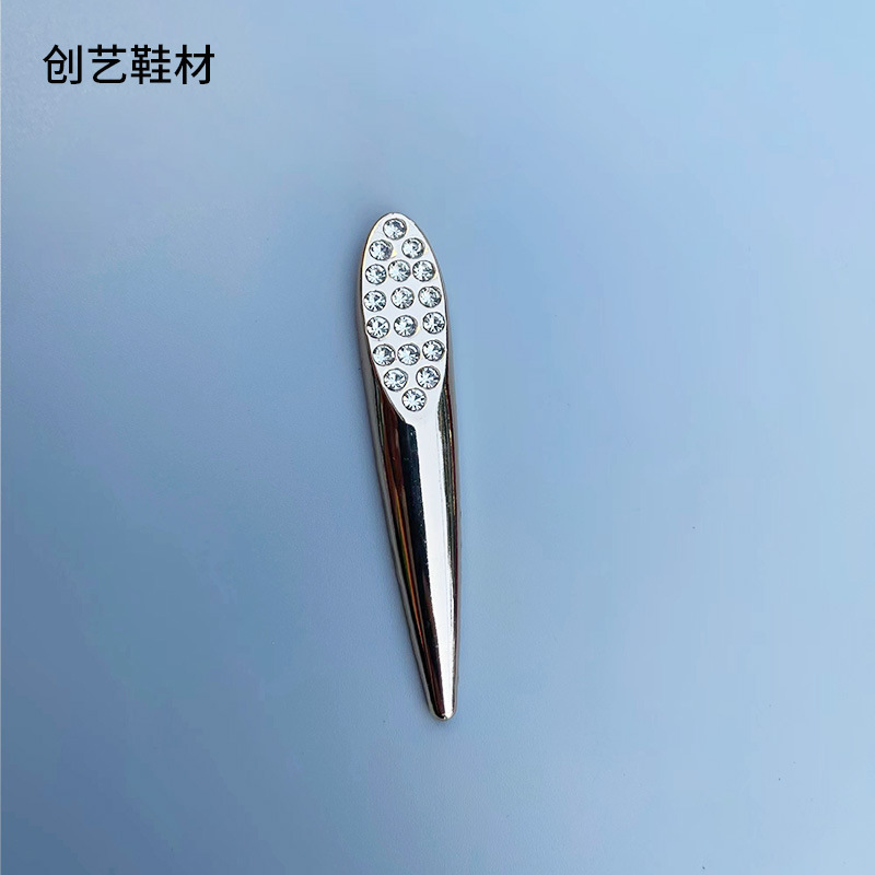 Transfronterizo nuevo tacones altos zapatillas de moda hebilla de metal de aleación de zinc hardware de equipaje hebilla de Cuello de camisa hebilla decorativa