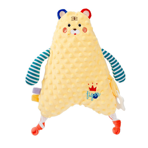 Baby Soothing Towel Infant and Toddler Soothing Toy Plush Animal Hand Puppet Hand Grabber Ultra Soft Skin-Friendly New Arrival