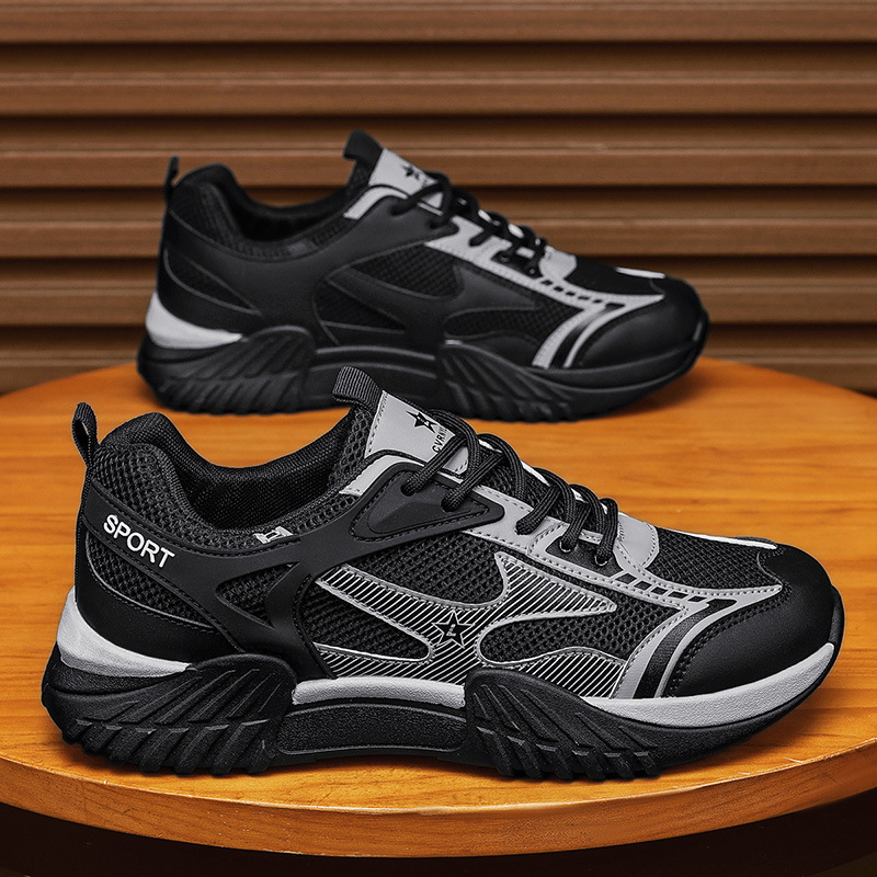 Zapatos de hombre verano 2026 mesh transpirable nuevos zapatos deportivos de hombre casuales versátiles estudiantes de moda zapatos de carrera