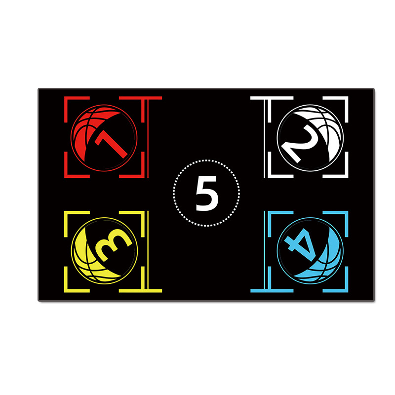 Baloncesto paso entrenamiento antideslizante indoor y outdoor entrenamiento de fútbol control de pelota drible reduciendo el ruido almohadilla de aislamiento de sonido