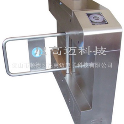 NGM智能桥式单机芯摆闸,建筑工地通道自动摆闸,304不锈钢室外闸机