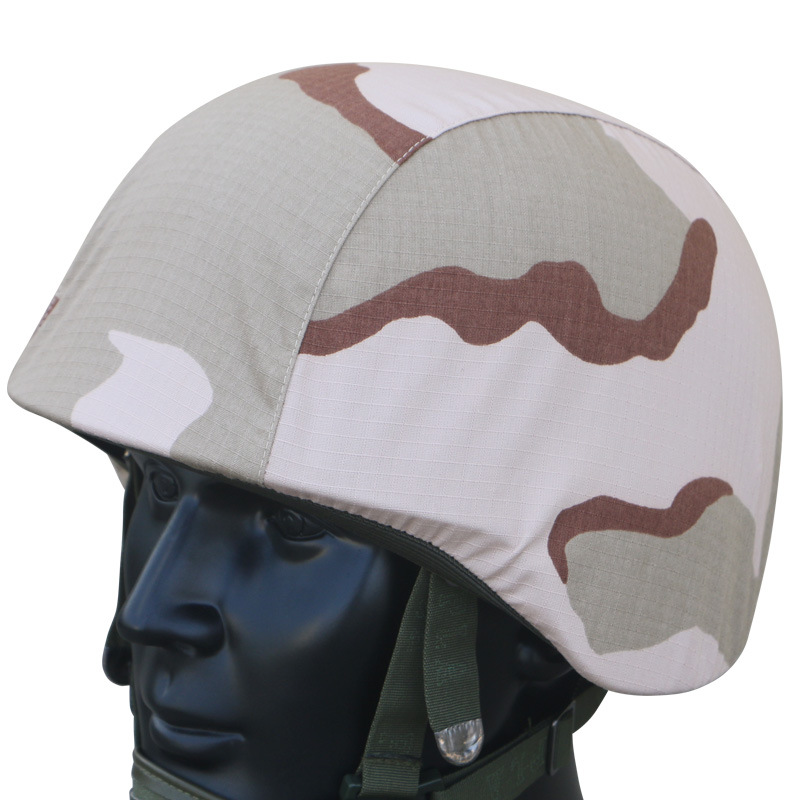 03 Kevlar casco nuevo camuflaje táctico cubierta de casco gancho elástico entrenamiento protector cubierta de casco de acero stock