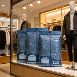 服装拉链包装袋制作印刷图案衣服塑料袋磨砂夹链袋加logo自封袋