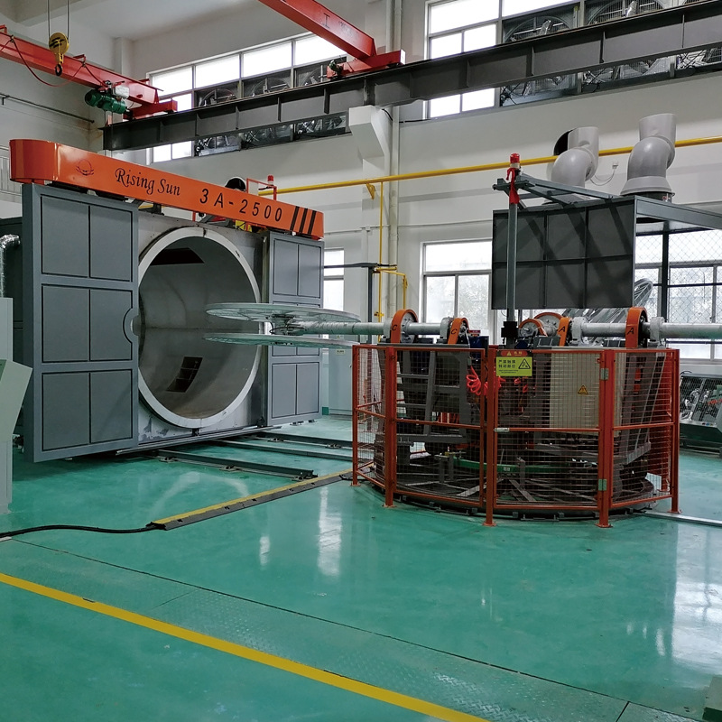 温岭旭日4A-3500塔转式节能滚塑机 水马检查井化粪池设备厂家