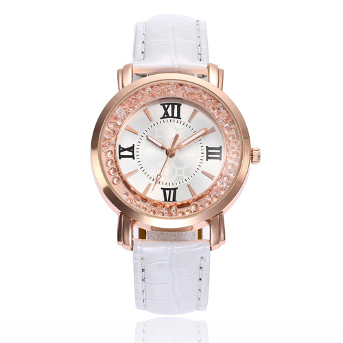 Drop shipping Korean style casual fashion student watch women's rhinestone gift live broadcast women's watch quartz watch belt