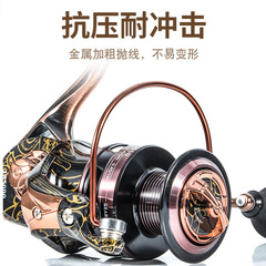 漁輪全金屬紡車輪海竿拋竿微物金屬輪海杆手竿魚線輪路亞魚輪