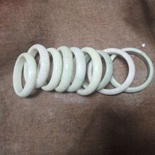 厂家直销天然翡翠手镯特价贵州翠玉豆色玉手镯 摆地摊会销玉镯