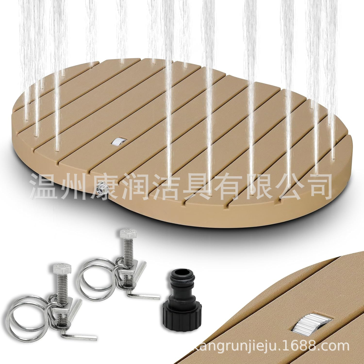 Wenzhou Kangrun jardín al aire libre juega artefactos de agua ballet de agua PP manzana rociador suelo ducha de suelo