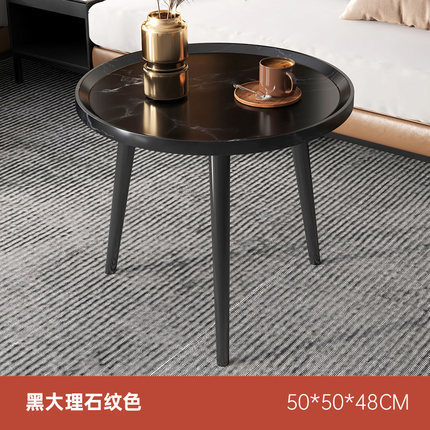 茶のいくつかの簡単な現代北欧の簡易家庭用リビングルームの小さいタイプのソファーの辺のいくつかの小さいテーブルの木の足の丸いお茶のテーブル|undefined