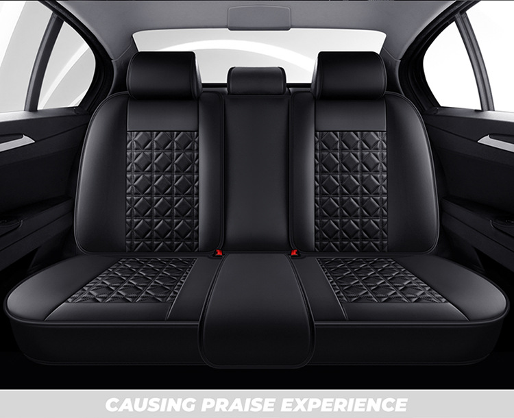 Full-Coverage Car Seat Cushion, Universal for All Seasons, Leather Car Seat Cover, No Need to Remove the Cover, Car Seat Cushion Manufacturer Wholesale