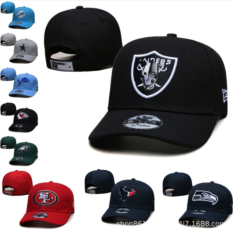 Foreign trade 2025 PCAFo/NFL adjustable Snapback hat American football team cap baseball hat