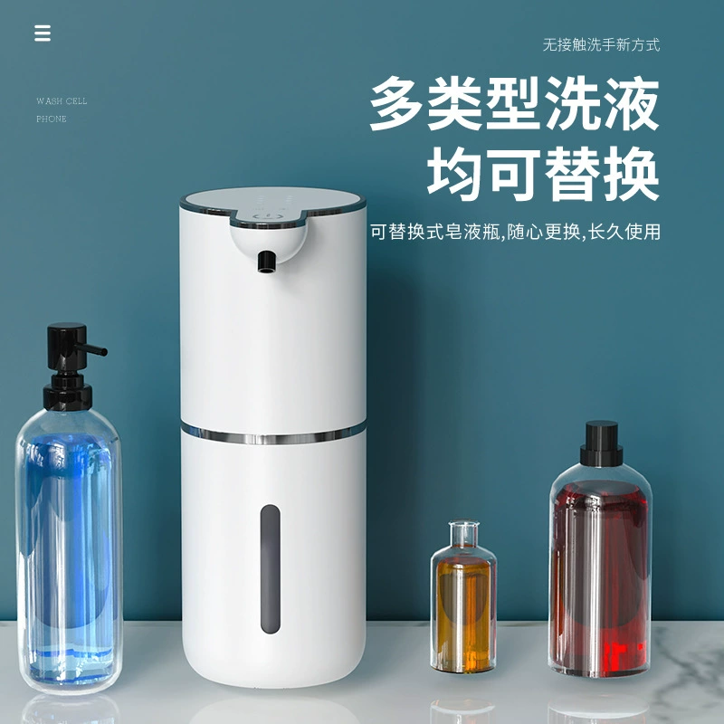 Automatic induction foaming soap dispenser P18, foaming options and digital adjustment