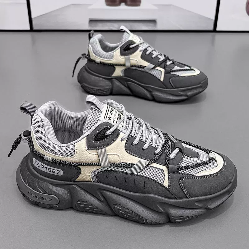 Breathable trend universal sports shoes, casual footwear platform, for running