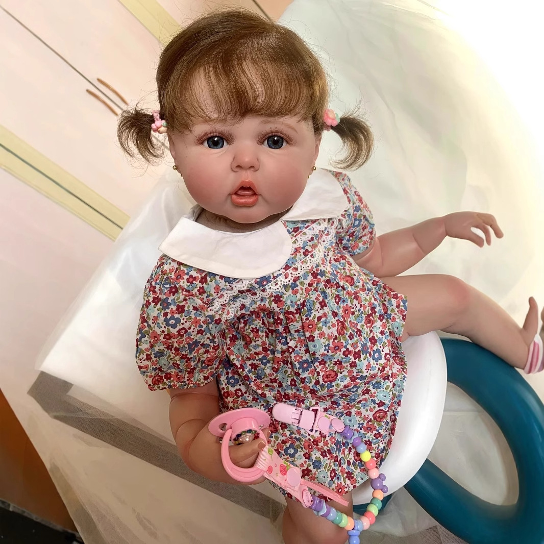 60cm muñeca de simulación de cuerpo de tela comiendo dedos bebé piel 3D sangre venosa seda visible suministro transfronterizo