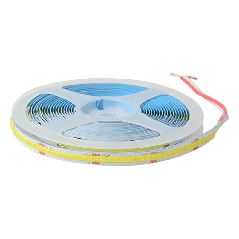 Tablero de luz cob de bajo voltaje de 12v sin estroboscópico, alto brillo y alta pantalla, tira led autoadhesiva, sala de estar, hogar, tira de luz suave flexible de 24v