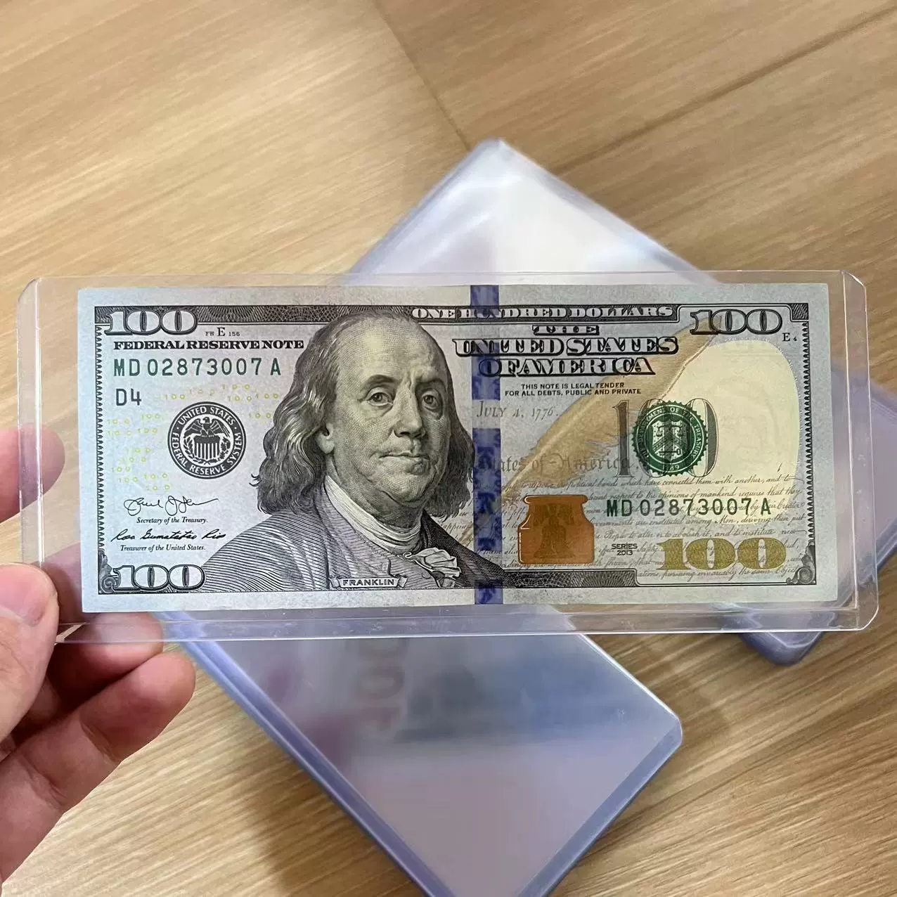 Новый модернизированный ультрапрозрачный PVC Концертный чехол для хранения билетов памятные банкноты