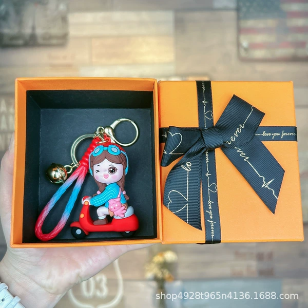 Red Car Girl★Orange Gift Box