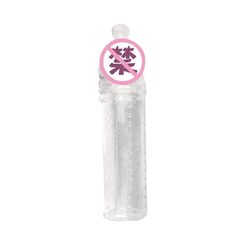 秘恋 Sexy wolf braces for men's condoms thickened and thickened sex packs lengthened crystal sets adult products nude goods