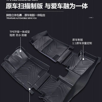 Waterproof Interior Floor Mats – Modelə uyğun ayaqaltı