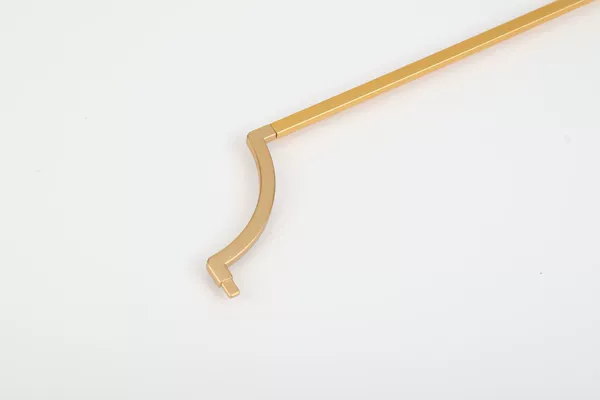 Curved matte gold