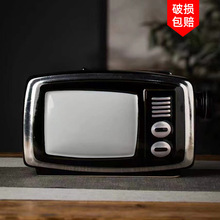 景德镇陶瓷酒瓶3斤装电视机密封空酒壶客厅摆件创意 酒坛高档酒具