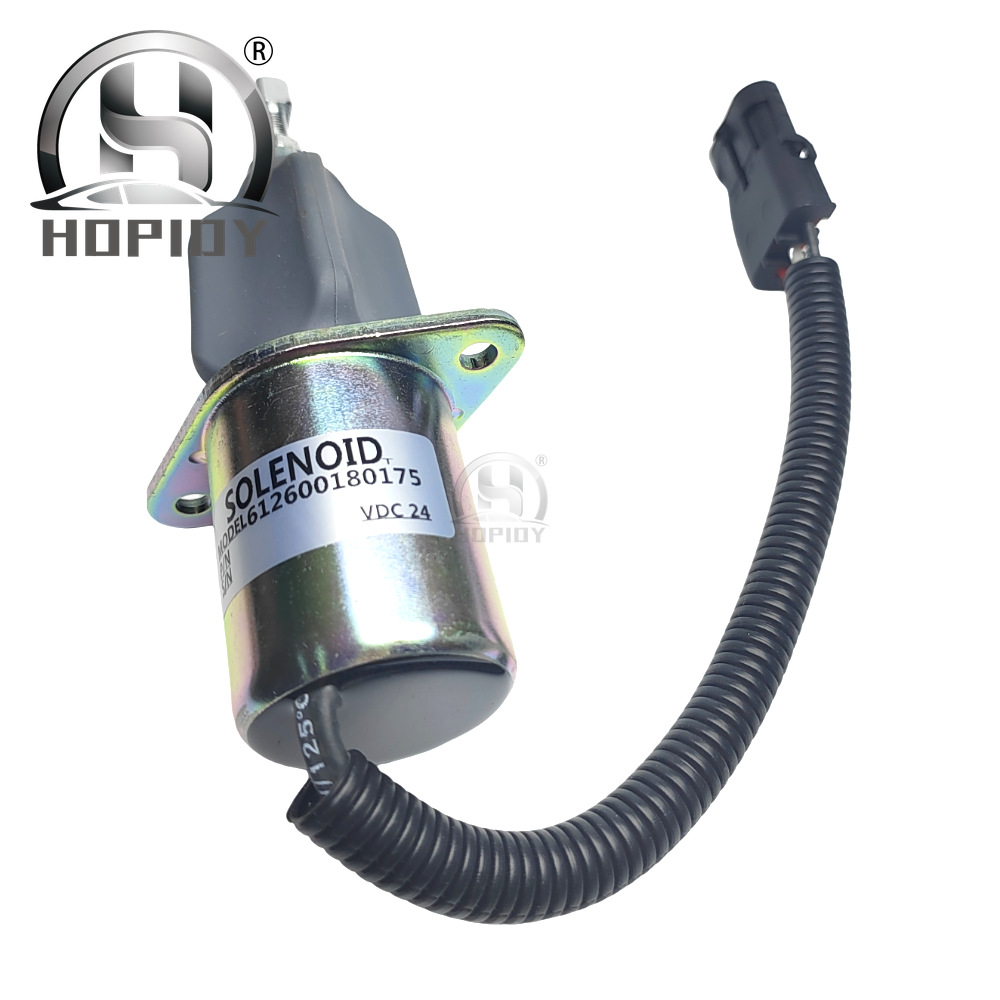 24V 612600180175 válvula solenoide de extinción Weichai