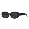 Retro sunglasses, fashionable sun protection cream, 2023 collection, cat's eye, UF-protection, Korean style