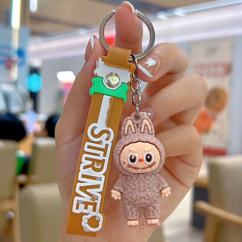 Labubu スウェットシャツ Labubu リトルシープキーホルダーかわいいシリコン漫画ペンダント地域プロモーションギフトクロスボーダーホットセール|undefined