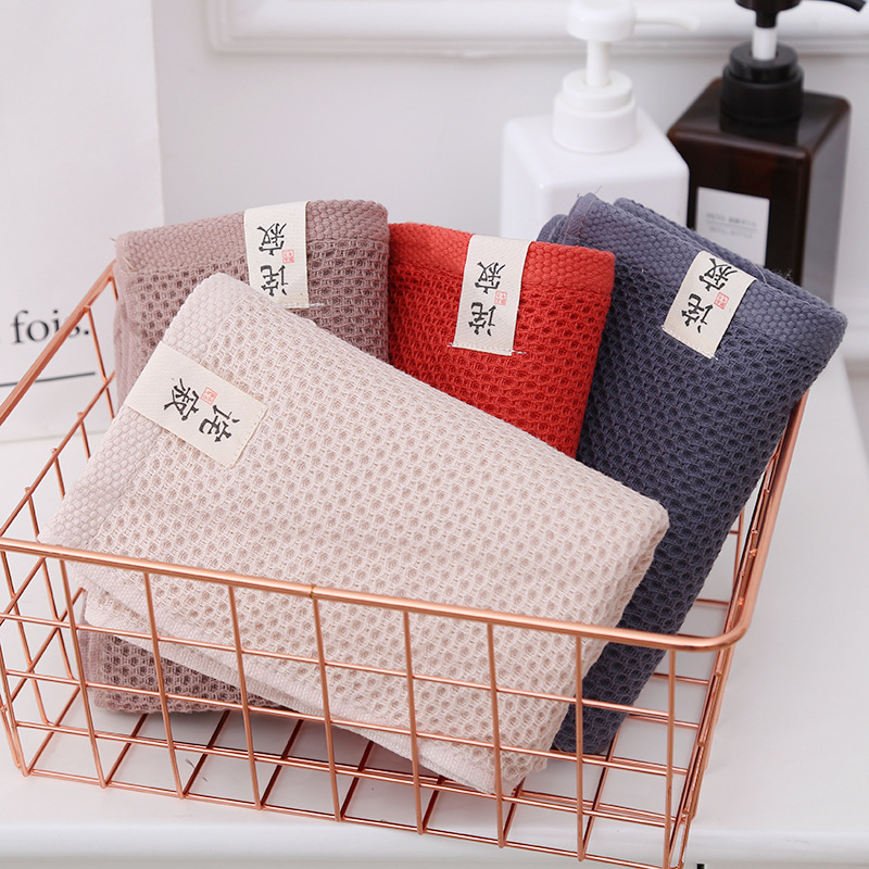 蜂窝棉套巾高阳礼品盒装成人定制新款回礼棉家用礼盒家用日用套巾|ru