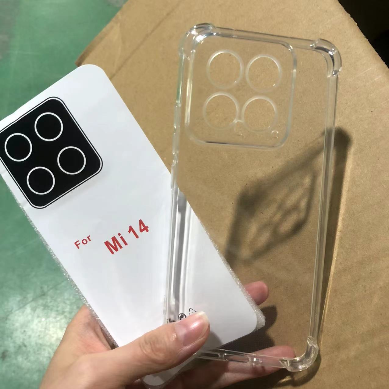 1.5防摔四代TPU手机壳适用小米15PRO/14ULTRA/320T加厚透明保护套