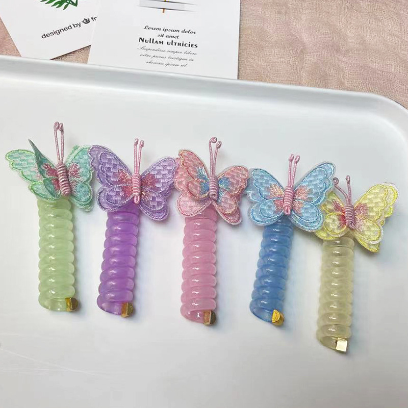 젤리 컬러 나비 다섯 조각 세트