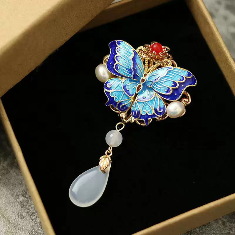 Genuine design retro brooch, pin