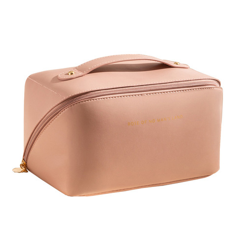 Checkered pillow bag cosmetic bag large capacity ins new internet celebrity travel portable cosmetics wash storage bag