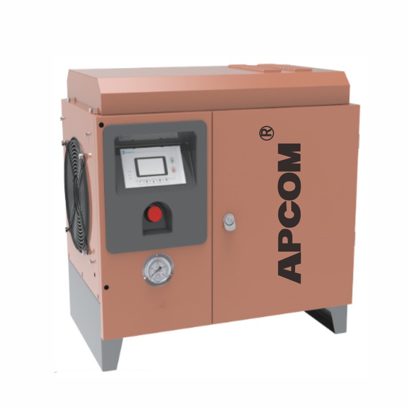 Compresor de aire de tornillo pequeño para el hogar 2.2kw Pintura en aerosol no silenciosa Compresor de aire integrado Bomba de aire