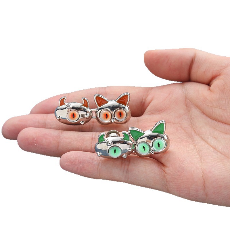 Pequeños monstruos lindos pantalones de cintura apretada artefacto de cintura ajustable botón de cintura estilo de alta calidad personalidad jeans cambiar botón de cintura