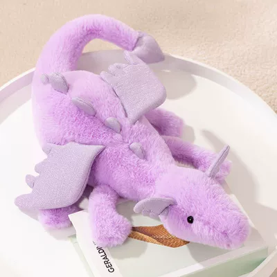 Snow Dragon Doll Large, Oyuncaq yastıqlar - purple-dragon-50cm025kg