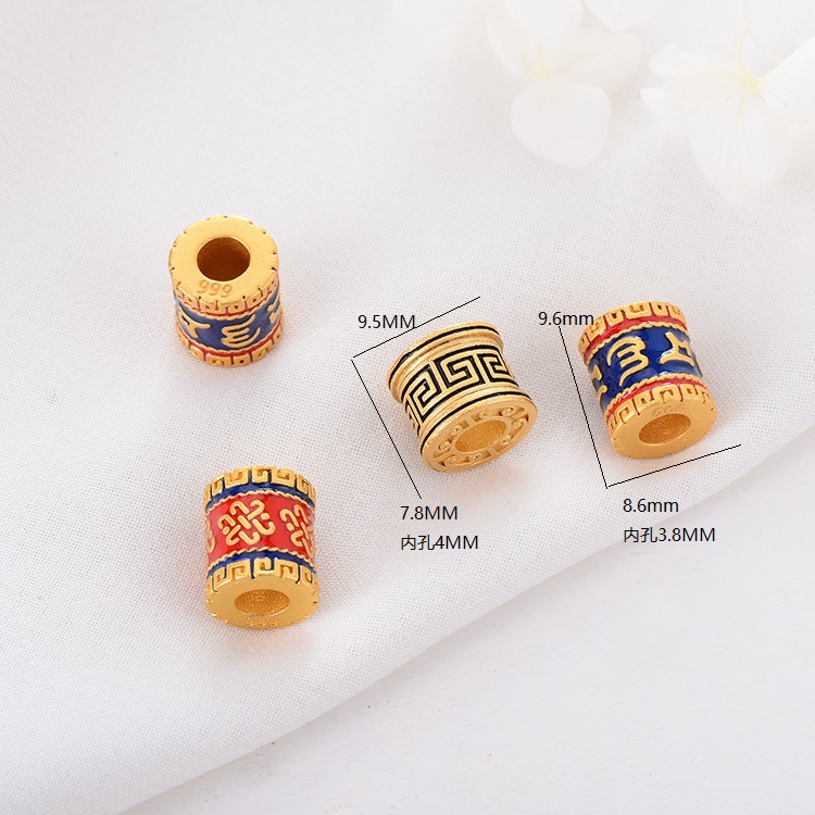 Golden ethnic accessories