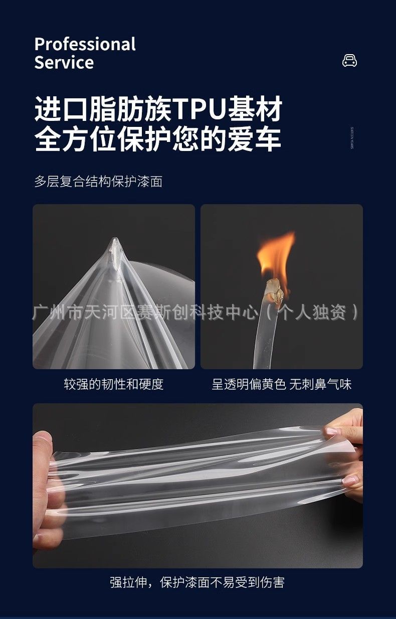 Imported Tpu Invisible Car Paint Protection Film, Tpu Car Film, Full Car Transparent Protective Film, Anti-Scratch Car Film